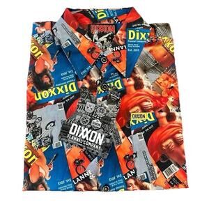 NEW Dixxon Flannel Co Mens The Articles Party Nudie Pin Up Shirt Size 2XL